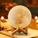 Umidificador Aromatizador Abajur Lua 3D